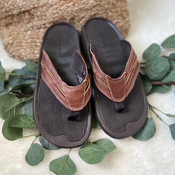 L.L. Bean Brown Flip Flop  Sandals main image 6
